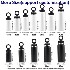 Custom Sport <b>Flask</b> Stainless Steel Vacuum Insulated Double Wall Thermal Water Bottle Lid 12-24 Hours Thermal Performance - Product Image 5
