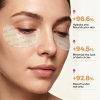 Patchs oculaires en hydrogel bio, réparation de la peau, anti-âge, masque pour les yeux en collagène de centella, usine GMPc