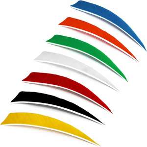 Flecha de tiro <span class=keywords><strong>con</strong></span> arco de ala Natural Real mixta, paletas Fletching, pluma de pavo para DIY, tiro <span class=keywords><strong>con</strong></span> arco, caza, tiro al blanco, accesorio de flecha - Product Image 1