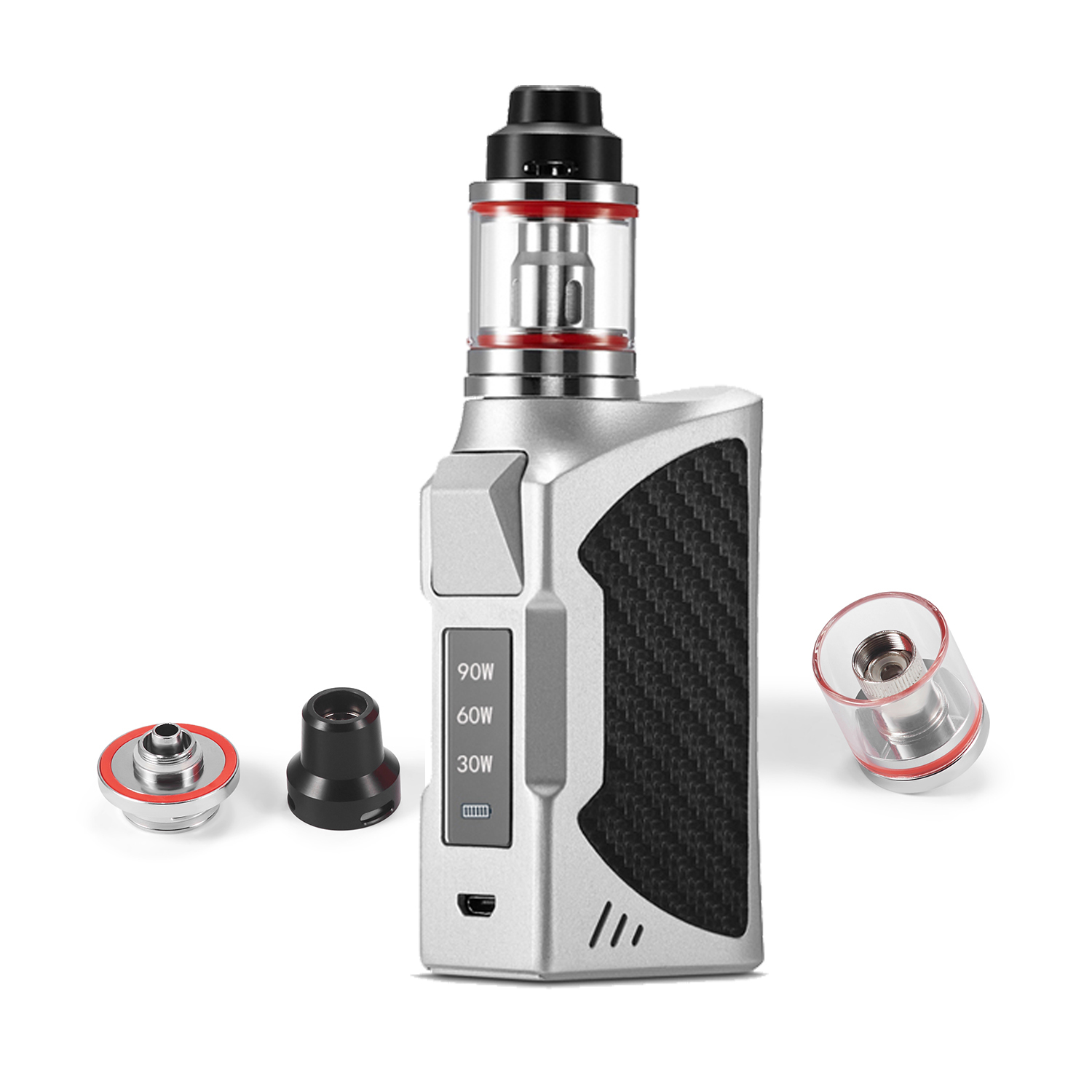 Shenzhen Factory Direct Sale electric cigarette Refillable 2ml cartridge vaper 80W e cigarette