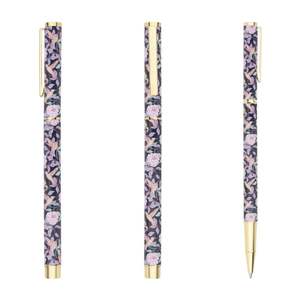 Stylos à bille roses avec nœud, magnifiques stylos roller en métal multicolores avec impression intégrale par transfert thermique, coffret cadeau d'entreprise - Product Image 4