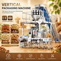 Machine d'emballage multifonctionnelle électrique automatique verticale pour le pesage, le refendage et le laminage des noix de cajou