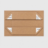 Boîte cadeau pliable personnalisée en kraft brun avec couvercle à charnière pour l'emballage de produits de vente au détail, bijoux, cosmétiques, bougies et coffrets cadeaux