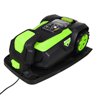 Vertak Robot tondeuse à gazon télécommandé jardin tondeuse à gazon intelligente automatique sans fil pour pelouse jusqu'à 900 m2 avec écran LCD