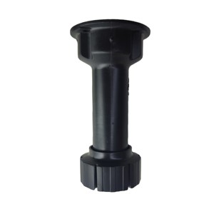 GQK Furniture Leveling Sofa Legs Black Plastic <b>Adjustable</b> Feet Kitchen Plastic <b>Adjustable</b> Cabinet Leg - Product Image 2