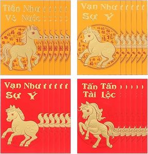 Phong bì đỏ Tết Nguyên đán 2026, năm Kỷ Hợi, đựng tiền mừng năm mới - Product Image 1