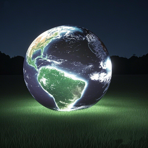 매장 및 파티용 거대 옥외 행사 풍선, 광고용 행성 및 달 모양의 공기주입식 애드벌룬 (송풍기 포함) - Product Image 6