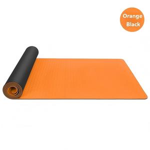 Tapis de yoga TPE, tapis de sport, tapis de yoga antidérapant 6 mm, logo personnalisé, impression UV, respectueux de l'environnement, double couche, tapis de yoga TPE - Product Image 5