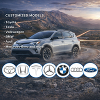 Housse de siège auto personnalisée EKR, fabrication OEM, cuir respirant, coussins de siège auto, housses de siège auto Toyota RAV4, vente en gros