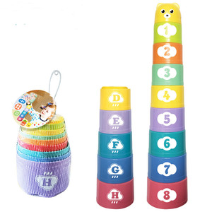 Fun Digital Stacking Cup Science Education Inspired Toy pour les enfants de 2 à 4 ans encourage les enfants à jouer à l'heure du bain - Product Image 6