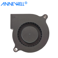 Ventilateur à roulement à billes en plastique 24V DC 5015 de qualité industrielle, robuste, IP67/IP68 avec CE RoHs pour machine CNC, ventilateur de découpe laser