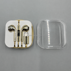 Audífonos Semi-Intraaurales con Cable Dorado de 1.2m, Fabricación Directa de Fábrica, Compatibles con Smartphones, Tablets y Laptops - Product Image 6