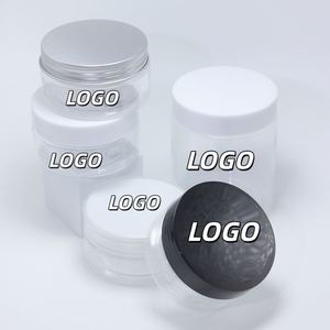 Wholesale 8oz Plastic Cosmetic Cream <b>Scrub</b> Jars 250g White <b>Cap</b> Empty Jars with Lids for Body <b>Scrub</b> - Product Image 1