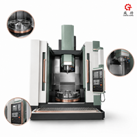 Torno CNC Vertical de Alta Precisión para Trabajos Pesados con Sistema de Refrigeración y Transportador de Virutas