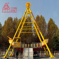 Bateau pirate rotatif de haute qualité et abordable pour 24 personnes, grande attraction de parc d'attractions pour enfants et adultes