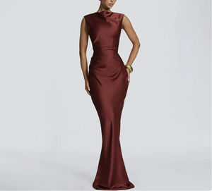 <span class=keywords><strong>Vestido</strong></span> Largo Elegante para Mujer 2026, <span class=keywords><strong>Vestido</strong></span> de Moda con Espalda Descubierta y Corte Ajustado a la Cadera - Product Image 1