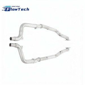 ท่อดาวน์ไปป์สำหรับ Dodge Challenger 3.6L ทำจากสแตนเลส T304 พร้อมแผ่นกันความร้อน ติดตั้งได้โดยตรง ปี 2015-2023 - Product Image 3
