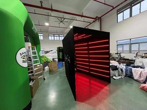 Para Vogue, elegante cabina de fotos portátil, Fondo de túnel de luz, marco de carcasa emergente, Compatibilidad de cámara, elegante <span class=keywords><strong>estudio</strong></span> Backdr - Product Image 5