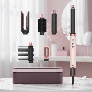 <span class=keywords><strong>Cepillo</strong></span> <span class=keywords><strong>Secador</strong></span> de Pelo Profesional Mesky de 1300W y 150,000 RPM, Peine de Aire Caliente Extraíble con 3 Ajustes de Calor/Velocidad - Product Image 1