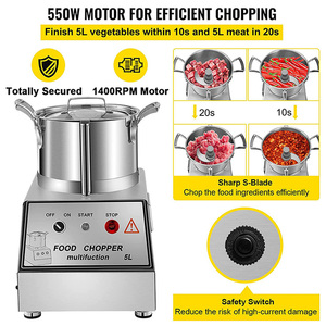 Máquina procesadora de alimentos <span class=keywords><strong>picadora</strong></span> de carne vegetal <span class=keywords><strong>Industrial</strong></span> Eléctrica de acero inoxidable a la venta - Product Image 2