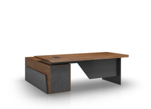 Foshan Factory Modern Executive Home Office Bureau Escritorio Computer <strong>Table</strong> <strong>Desk</strong> <strong>With</strong> <strong>Side</strong> Cabinet - Product Image 4