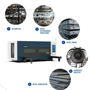 SENFENG 1530N macchina da taglio Laser a fibra completamente chiusa 6000w per la fabbricazione di metalli tavolo singolo - Product Image 3
