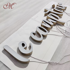 Negozio Logo del marchio 3D LED segno di luce anteriore Custom Business acrilico segno per la pubblicità esterna per l'applicazione di auto - Product Image 4