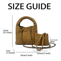 Sac à main en rotin tressé tendance avec bandoulière chaîne amovible, style minimaliste, sac fourre-tout pour femme, sac hobo à poignée supérieure avec pochette