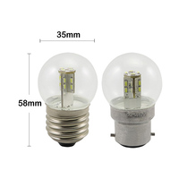 Ampoule LED de lecture intérieure B22 E27 12V 24V basse tension résistante à l'eau de mer pour système de batterie solaire hors réseau