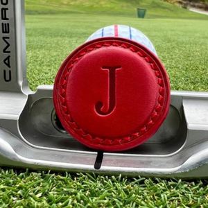 Étui de protection pour marqueur de balle de golf en cuir PU, multi-couleurs, rond, avec coutures de qualité supérieure, idéal pour les cadeaux - Product Image 2
