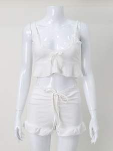 Tout nouveau été luxe <span class=keywords><strong>lin</strong></span> personnalisé <span class=keywords><strong>grande</strong></span> <span class=keywords><strong>taille</strong></span> Design imprimé femmes <span class=keywords><strong>ensemble</strong></span> Sexy petite fronde décontracté femmes deux pièces <span class=keywords><strong>ensemble</strong></span> - Product Image 5