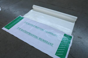 Venta al por mayor techo de goma 60mil membrana impermeable Tpo membrana para techos membrana impermeable adhesiva para techos - Product Image 2