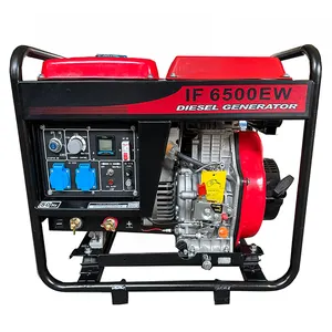 Cheap diesel generators welding 6kva machine