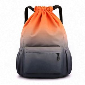 Sacs à dos à cordon en microfibre imperméables grande capacité 50-70L, sacs de sport de voyage d'extérieur style pochette, pratiques à fermeture par cordon - Product Image 5