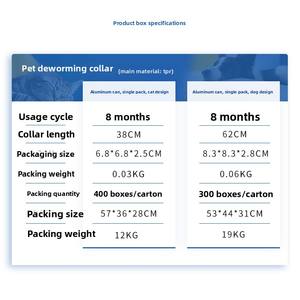 <span class=keywords><strong>Collar</strong></span> Antipulgas, Garrapatas y Gusanos <span class=keywords><strong>para</strong></span> Perros y Gatos, Impermeable, Ajustable, <span class=keywords><strong>para</strong></span> Todas las Estaciones, Venta Caliente Transfronteriza, En Stock - Product Image 1