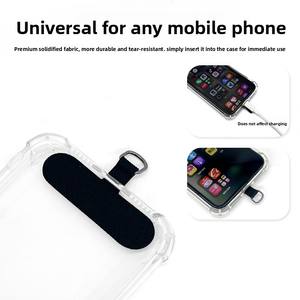 สายคล้องโทรศัพท์<span class=keywords><strong>มือ</strong></span>ถือแบบปรับได้ Lulin รุ่น Universal Crossbody ยาว 150 ซม. ทำจากวัสดุโพลีเอสเตอร์ พร้อมโลโก้สั่งทำเป็นของขวัญ  ตกแต่งด้วยชิ้นส่วนโลหะ - Product Image 2