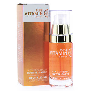 Concentrado Revitalizante Iluminador y Antiarrugas con Ácido Ascórbico y Estearato de Ascorbil, Vitamina C Antioxidante para Uso Doméstico - Product Image 1