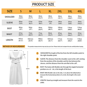 Servicio de diseñador uno a uno, vestido de poliéster personalizado de Maile y Pikake Lei para mujer, vestido holgado de manga corta con estampado de verano a pedido - Product Image 6