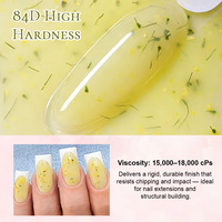 Gel de construction BIAB en bouteille pour marque privée, sans HEMA, gel dur UV liquide, extension auto-nivelante, vernis à ongles pour nail art, OEM
