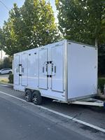 Remorque Sanitaire Portable de Luxe pour Camping-Car, Toilettes et Douche Mobiles, Salle de Bain Extérieure Portable