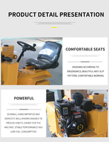 Compacteur routier haute performance de 1,5 tonne - Compact et maniable pour les chantiers de construction de petite envergure