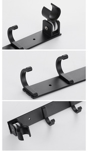 Crochet de salle de bain de <span class=keywords><strong>cuisine</strong></span> avec porte-<span class=keywords><strong>balai</strong></span> et vadrouille Porte-outils muraux pour placard/balcon Crochet à serviettes - Product Image 3