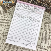 Carnet de Commandes Personnalisé Reçus Factures Duplicata Papier Autocopiant Livraisons 50 Liasses