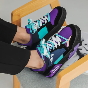 รองเท้ากีฬาผู้ชายรองเท้า EVA กันลื่นพื้นรองเท้าหนารองเท้าแฟชั่นคู่แบบตาข่ายผูกเชือกรองเท้าผู้ชายผู้หญิง - Product Image 4