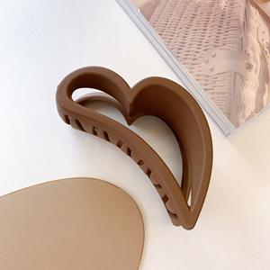 Yeni tasarım büyük düz renk buzlu aşk sapları banyo saç klipleri pençe saç aksesuarları - Product Image 5