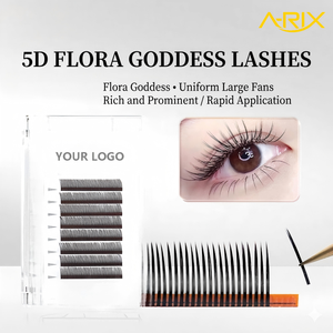 Extensions de cils 5D effet mouillé, volumineuses et pointues, pré-fabriquées, en PBT de haute qualité, fabriquées à la machine - Product Image 2