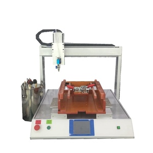 Machine de distribution automatique de colle pour coques de téléphone / Distributeur de colle adhésive en silicone / Machine de distribution de colle polyuréthane AB - Product Image 1