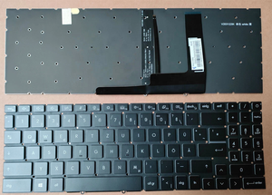 Nuevo teclado US SP GR para <span class=keywords><strong>MSI</strong></span> GF66 MS-1582 GF76 GL76 <span class=keywords><strong>GL66</strong></span> MS-17L1 MS-17H3 retroiluminado en rojo - Product Image 6