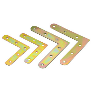 Shengyuan L-Shaped Iron Angle Brackets 90 Degree Colored Plated For Furniture Support - Product Image 4