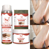 OEM huile de gommage coudes genoux mains jointures ensemble de blanchiment de la peau enlever la peau morte exfoliant taches brunes savon extra fort